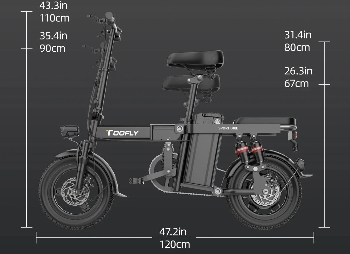 PROMEDIS™ Toofly 3.0 - Electric Foldable Bike